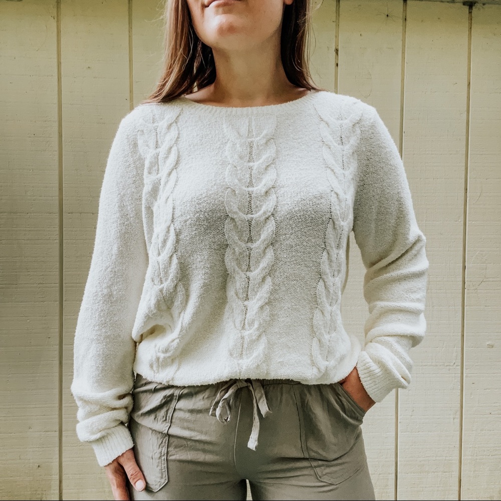 J. Crew Cable Knit Sweater